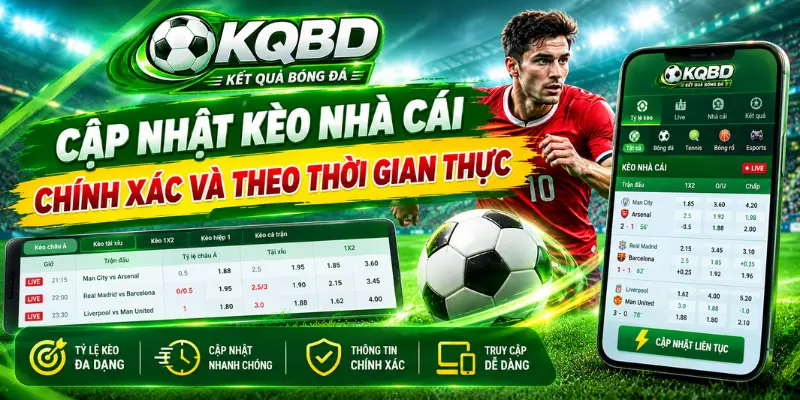 Cập nhật kèo nhà cái chính xác và theo thời gian thực